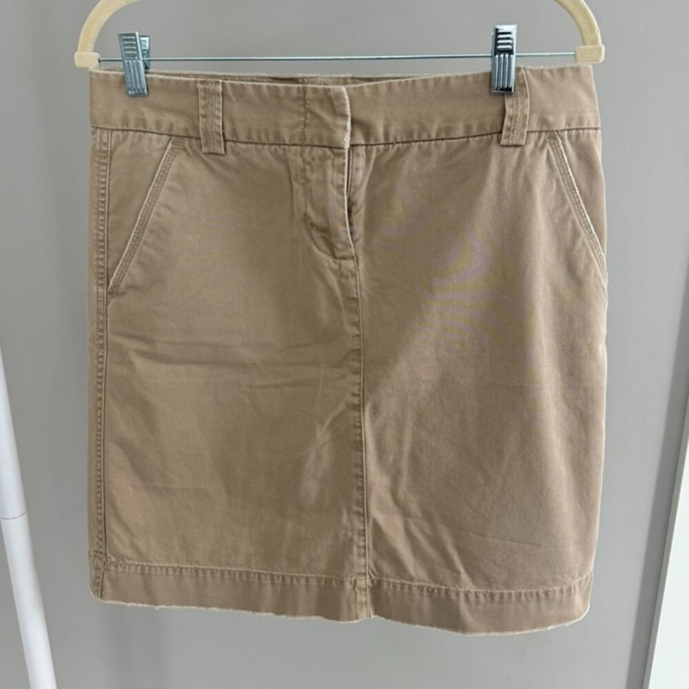J. Crew Khaki Skirt